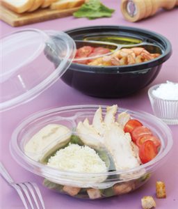 Plastová miska PET kulatá 194x54 mm 750 ml transparentní