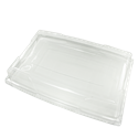 Plastové víko rPET pro podnos hranatý 460x310x70 mm transparentní 