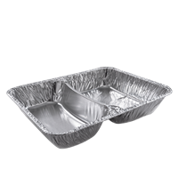 Hliníková ALU menu miska 2D 227x177x39 mm 400/550 ml