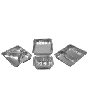 Hliníková ALU menu miska 2D 227x177x39 mm 400/550 ml