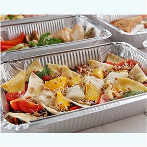 Hliníková ALU menu miska 2D 227x177x30 mm 350/480 ml