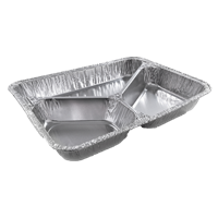 Hliníková ALU menu miska 3D 227x177x30 mm 220/160/380 ml 