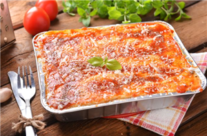 Hliníková ALU menu miska 3D 227x177x30 mm 220/160/380 ml 