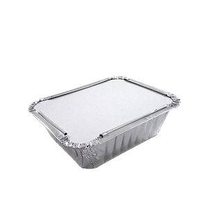 Víčko papír/hliník pro hliníkovou menu misku 145x120 mm 