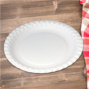 Papírový talíř 18 cm mělký