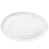 Papírový talíř 34 cm hluboký