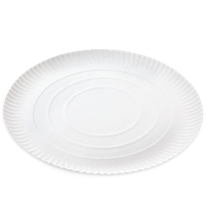 Papírový talíř 34 cm hluboký