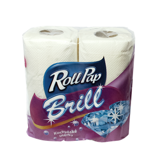 Papírové utěrky kuchyňské v roli bílé