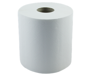 Papírová utěrka 2vr. v roli průmyslová bílá 500 útržků