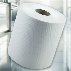 Papírová utěrka 2vr. v roli průmyslová bílá 500 útržků