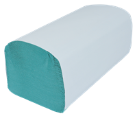 Papírový ručník Z-Z 1vr. zelený 23x21 cm