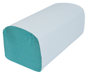 Papírový ručník Z-Z 1vr. zelený 23x21 cm