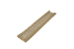 Papírový sáček 12+4x59 cm hnědý s okénkem na bagetu