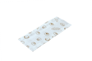 Papírový sáček 12+4x29 cm potisk pečivo
