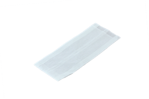 Papírový sáček 12+4x28 cm bílý