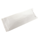 Papírový sáček 8+3x21 cm na párek v rohlíku bílý