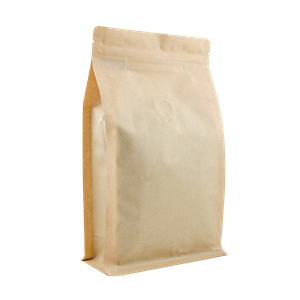 Papírový sáček 16+7,5x27 cm s obdélníkovým dnem uzavíratelný hnědý