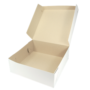 Krabice na dort papírová 22x22x9 cm ideal pack®