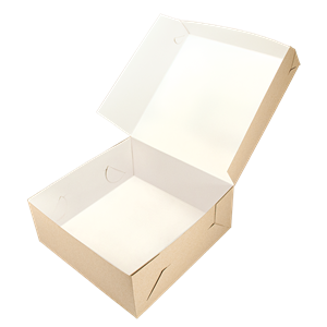 Krabice na dort papírová 28x28x10 cm ideal pack®