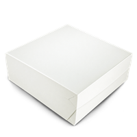 Krabice na dort papírová 28x28x10 cm ideal pack®