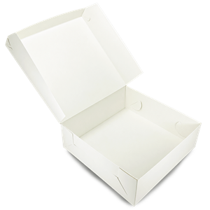 Krabice na dort papírová 28x28x10 cm ideal pack®
