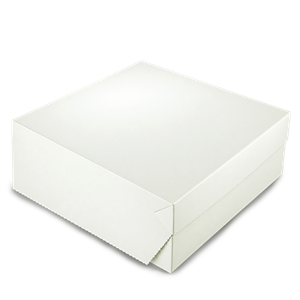 Krabice na dort papírová 25x25x10 cm ideal pack®