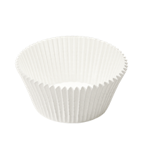 Cukrářské košíčky papírové 25x18 mm bílé