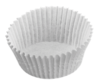 Cukrářské košíčky papírové 35x20 mm bílé