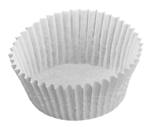 Cukrářské košíčky papírové 35x20 mm bílé