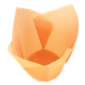 Papírový košíček tulipán na muffiny 5 cm oranžový