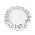 Papírová krajka dekorativní 22 cm kulatá