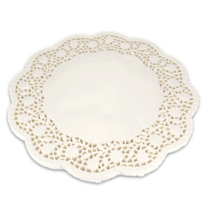 Papírová krajka dekorativní 30 cm kulatá