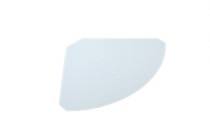 Papírový přířez pod koláč / pizzu s bigováním bílý 23 x 16 cm 