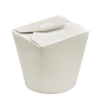 Papírový box na jídlo 450 ml bílý