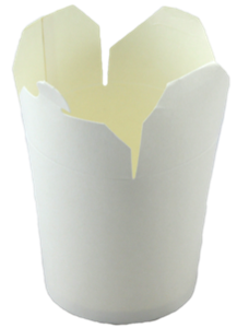 Papírový box na jídlo 450 ml bílý