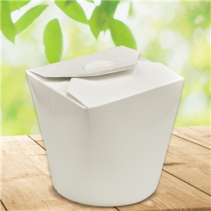 Papírový box na jídlo 450 ml bílý