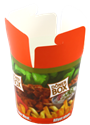 Papírový box na jídlo 450 ml potisk