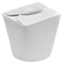 Papírový box na jídlo 750 ml bílý