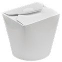 Papírový box na jídlo 900 ml bílý