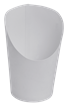 Papírový kornout na hranolky 350 ml bílý