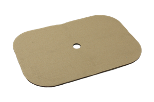 Kartonové víko 5vvl 400x280 mm s otvorem