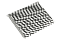 Papírové brčko černo-bílé proužky 8/197 mm