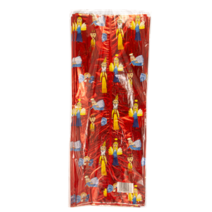 Celofánový sáček (tatrafán) 16+8x48 cm Nadílka červený