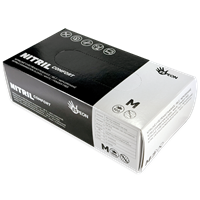 Nitrilové rukavice jednorázové ochranné vel. M bílé