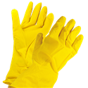 Latexové rukavice přírodní vel. M žluté