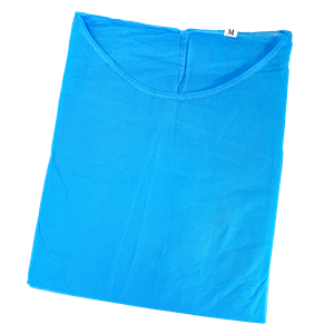 Plášť jednorázový z netkané textilie barevný