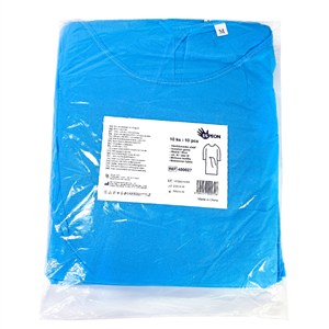 Plášť jednorázový z netkané textilie barevný