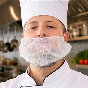 Vousenka jednorázová 40x25 cm bílá