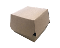 Hamburger box / krabička EKO na hamburger 110x110x90 mm kraft