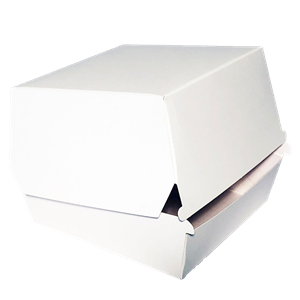 Hamburger box / krabička EKO na hamburger 110x110x90 mm bílý